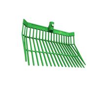 Kaeltsyn 18 dientes en ángulo para heno, tenedor, construcción fuerte, plásticos, estiércol de caballo, rastrillos para largos plazos, henos duraderos, tenedor