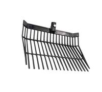 Kaeltsyn 18 dientes en ángulo para heno, tenedor, construcción fuerte, plásticos, estiércol de caballo, rastrillos para largos plazos, henos duraderos, tenedor