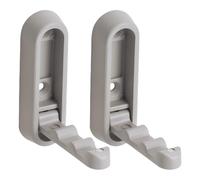 Kaeltsyn 2 ganchos plegables para toallas, ganchos de montaje en pared para ahorrar espacio, elegantes, plegables, para baño, armario y cocina, perchas resistentes