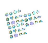Kaeltsyn 36 Piezas de Pegatinas sensoriales de ansiedad con Pegatina Texturizada Pegatinas calmantes para niños Alivio de ansiedad Tiras sensoriales respiración atención Plena