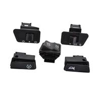 Kaeltsyn 5 interruptores de botón de Motocicleta para botón de Arranque, B | Juego de interruptores de Control universales para motocicleta, intermitentes de bloqueo de arranque, atenuador de