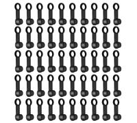 Kaeltsyn 50 Unidades de de Tornillo de Purga de Freno, Cubierta Antipolvo Zerk para, Pinza de Freno, pezón de Purga, tapón Antipolvo de Tornillo Negro, fácil de Instalar, Accesorio de Grasa de