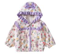 Kaeltsyn Abrigo cortavientos reversible para niños Abrigo elegante Colores y patrones divertidos Ideal para juego activo y exploración Abrigo colorido para niños con sudadera con capucha