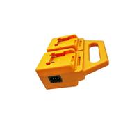 Kaeltsyn Adaptador de batería portátil, caja de conector de herramientas eléctricas ABS con cable de extensión de 57 pulgadas para talleres y tareas de trabajo, caja de expansión de energía