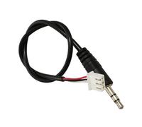 Kaeltsyn Adaptador robusto de PVC macho de 3,5 mm a hembra XH2.54 para transmisión clara, cable de sonido de pérdida de 30 cm