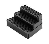 Kaeltsyn Alfombra Antideslizante para Mascotas, Cesta de Basura con diseño de Gato, Estructura de 3 rangos, Sustancia ABS, fácil de Limpiar, Reduce desorden, Control Activo de Basura para Gatos