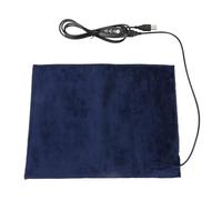 Kaeltsyn Alfombrilla de calefacción USB de 5 V para mascotas, sábana eléctrica de fibra de carbono para perro, almohadillas de felpa de invierno, almohadilla de cama calentadora, alfombrilla de