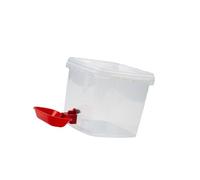 Kaeltsyn Alimentador de Agua automático, dispensador de Agua para Razas pequeñas y Grandes, Que Proporciona riego Continuo Durante día y la Noche, Cuenco Antideslizante para Mascotas