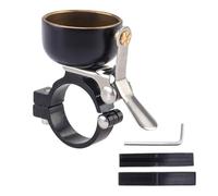 Kaeltsyn Anillos ajustables para bicicleta, campanas de cobre vintage, bocina de timbre para bicicleta de carretera, montaña, scooter, cobre, bicicletas de aleación, fácil instalación