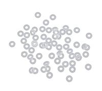 Kaeltsyn Anillos de tapón de, Cuentas de Silicona aptas para Pulseras con dijes Europeos, Cuentas para fabricación de Joyas, Clip de Costura, Espaciador de Bloqueo, Tapones espaciadores