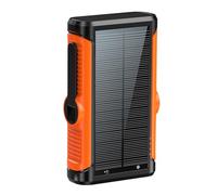 Kaeltsyn Bancos de energía solares de Capacidad de 20000mAh con generador de manivela y batería de Carga inalámbrica para Exteriores
