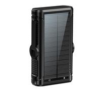 Kaeltsyn Bancos de energía solares de Capacidad de 20000mAh con generador de manivela y batería de Carga inalámbrica para Exteriores