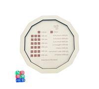 Kaeltsyn Bandeja de Juego de Madera Simple Juego de no tóxico para e Hijos Peso Ligero para Almacenamiento y Actividades de fortunas Organizadores de Dados de Madera Multiusos