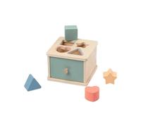 Kaeltsyn Bastón educativo de madera para clasificación de las formas geométricas de los colores para actividades de aprendizaje del reconocimiento de la forma de los niños en edad preescolar