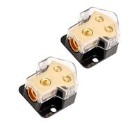 Kaeltsyn Bloque de distribución de tierra Altavoces Caja de conexiones de cable Hub de alambre de sonido para amplificador estéreo de coche, cableado de cable de tierra mejorado, altavoces caja de