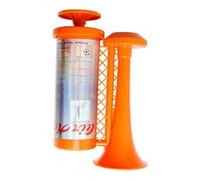 Kaeltsyn Bocina de multitud, bocina manual de ventilador de estadio con acción de bomba de mano para actividades escolares y uso en eventos públicos, accesorio de animación para estadios, evento