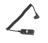 Kaeltsyn Cable de Carga de batería con Bloqueo en V en Dtap a Tipo C con 3 Salidas para producción de películas y Equipos de Estudio Cable de alimentación D-Tap a Tipo C
