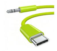 Kaeltsyn Cable de Sonido estéreo Trenzado USB Tipo C a 3, 5 mm Macho a Macho para Llamadas de Juegos Cable Adaptador últimos teléfonos portátiles