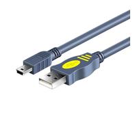 Kaeltsyn Cable USB de 5 pines para cámara y grabadora con enchufe tipo A para sincronización de datos, alimentación y unidad externa, uso diario