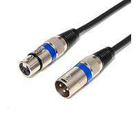 Kaeltsyn Cable XLR profesional, macho a hembra, cable conector de 3 pines para mezclador de estudio e interfaz, mezclador de cable de micrófono