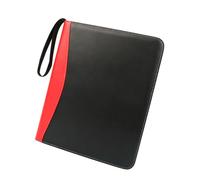 Kaeltsyn Carpeta de almacenamiento de tarjetas coleccionables con 900 bolsillos, 9 páginas de bolsillo con cremallera alrededor, álbum de poliuretano con correa de muñeca para colecciones TCG