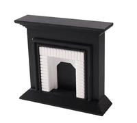 Kaeltsyn Casa Chimeneas pequeñas, Modelo de repisa, chimeneas de exhibición, Modelo 1: 12, Juguete para niñas, Casas de muñecas, Juego de simulación, decoración de Madera