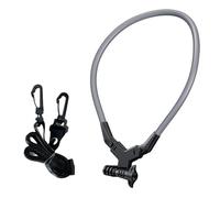 Kaeltsyn Clip para teléfono con Banda para Cuello con Silicona Texturizada Que sujeta los Dispositivos firmemente para Crear contenidos de Viaje y Aventuras Aire Libre Soporte para teléfono Remoto