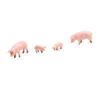 Kaeltsyn Colección Detallada de Figuras de Animales de Granja de Resina, Modelo en Miniatura para niños, Juegos de rol y enseñanza en, Juguete de interacción Entre e Hijos