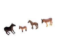Kaeltsyn Colección Detallada de Figuras de Animales de Granja de Resina, Modelo en Miniatura para niños, Juegos de rol y enseñanza en, Juguete de interacción Entre e Hijos