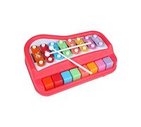Kaeltsyn Colorido Instrumento de percusión de xilófono de 8 Teclas para iluminación Musical de bebés e interacción Entre e Hijos Juguete Musical para la Infancia