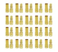 Kaeltsyn Conector de enchufe banana seguro y estable, 20 pares para motores y ESC, chapado en oro para una larga vida útil en modelos de motor