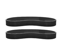 Kaeltsyn Correa de goma de transmisión de motor de ventilador de cinta de correr 8PJ430 de bajo ruido para cinta de correr suave, correa transportadora de accionamiento