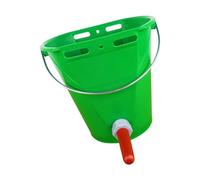 Kaeltsyn Cubo de alimentación de animales estable de 8 litros para terneros pequeños, alimentación de ganado para granjeros y pastores, leche agrícola multiusos