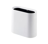 Kaeltsyn Cubo de basura que ahorra espacio para espacios estrechos en cocinas y casas de huéspedes Bote de basura para hogares modernos Oficina Papelera de espacio estrecho