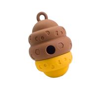Kaeltsyn Cuenco de alimentación lenta resistente a las mordidas para perros con diseño de forma única, cuenco de alimentación con textura para comer sano, juguete rápido para perros