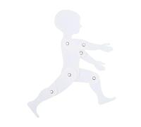 Kaeltsyn De muñeca de anatomía de artístico con extremidades Totalmente Flexibles y características detalladas para Dibujar la Vida, bocetos artísticos, Uso de maniquí de Arte posable, Herramienta
