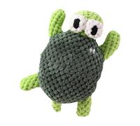 Kaeltsyn Divertido juguete de peluche chirriante para perros que busca lanzar mordeduras para cachorros de dentición y ansiedades, alivio de sonido, masticable, entrenamiento interactivo de dientes