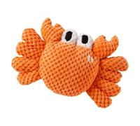 Kaeltsyn Divertido juguete de peluche chirriante para perros que busca lanzar mordeduras para cachorros de dentición y ansiedades, alivio de sonido, masticable, entrenamiento interactivo de dientes