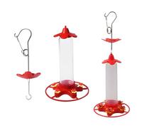 Kaeltsyn Elegante comedero redondo para colibríes con función resistente a la amenaza, ideal para los amantes de la naturaleza y los entusiastas de las aves, comedero de colibrí ABS