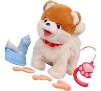 Kaeltsyn Encantadora Criatura de Peluche Animada Que se Mueve y Lame, Viene con 6 biberones, Juguete sensorial de Aprendizaje, Juguete Educativo de Peluche Infantil