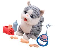 Kaeltsyn Encantadora Criatura de Peluche Animada Que se Mueve y Lame, Viene con 6 biberones, Juguete sensorial de Aprendizaje, Juguete Educativo de Peluche Infantil