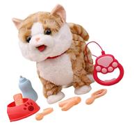 Kaeltsyn Encantadora Criatura de Peluche Animada Que se Mueve y Lame, Viene con 6 biberones, Juguete sensorial de Aprendizaje, Juguete Educativo de Peluche Infantil