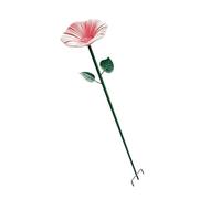 Kaeltsyn Estacas de Flores artísticas de Metal para Suelo Que Funcionan Fuente para Beber Vida Silvestre para Jardines o Patios, estacas de Flores Aire Libre