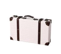 Kaeltsyn Estuche de almacenamiento de cuero de estilo antiguo de moda, accesorio para el hogar para joyas y objetos pequeños con atractivo decorativo y decoración del hogar, uso diario casual