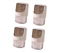 Kaeltsyn Estuche organizador de hisopos con tapa, perfecto para brochas de maquillaje y palillos de dientes, caja de almacenamiento para púas de hilo dental, planificador de maquillaje de viaje