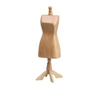 Kaeltsyn Estudio de Costura en Miniatura, exhibición de Vestido de Madera con Cuerpo detallado para entusiastas, Soporte de maniquí de Madera