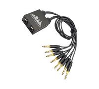 Kaeltsyn Extensor de redes de 8 canales de alta velocidad RJ45 a XLR extensor para altavoces de micrófono de escenario, múltiples desarrolladores