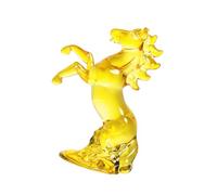 Kaeltsyn Figuras de caballo de cristal, estatuas talladas a mano, adorno de Feng Shui, coleccionable para decoración del hogar, estatuas talladas a mano, adorno de Feng Shui