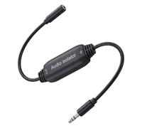 Kaeltsyn Filtro de 3,5 mm macho a hembra, cable aislador de bucle de tierra para coche, hogar, equipo de sonido, tarjetas de sonido, tarjetas de escucha de escritorio