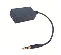 Kaeltsyn Filtro de reproducción de tableta de 3,5 mm, aislador de bucle de tierra, adaptador macho a hembra para estéreo de coche, receptor doméstico y escritorio, color negro